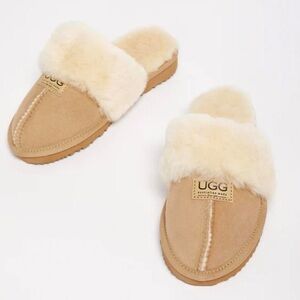 Real UGG since 74 Women's sand Sheepskin Slippers
